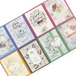 바른손 핸드메이드 더플라워 축하카드 (8개) : 윙스문구