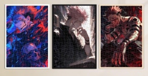 일본애니퍼즐 고죠사토루 500 주술회전 피스 1000  300피스(요청사항번호기재) : 홍시네잡화