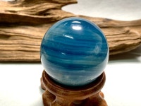 No.2459 천연 오닉스 (Onyx) 블루 스피어 볼 40mm / 천연광물 / 광물 / 별운석 : 별운석 보물섬