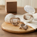 더블하트 통잠 쪽쪽이 소프트버디 에코 올실리콘 신생아 공갈 젖꼭지 (전용 케이스 포함) : 더블하트인증몰