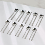 퀸센스 업소용 가게 식당 업소용 스텐 숟가락 젓가락 수저 저분 세트 : 맘스키친