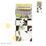 BG 타일스티커 타일시트지 싱크대필름 고양이모노톤-소 주방 인테리어시트 : Beigedaisy