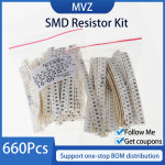 0603 0805 1206 SMD 저항 키트 33valuesX 20pcs  660pcs 1R 1M 옴 1% 키트 DIY 3.3R 5.1R 10R 47R 62R 82R 1K 10K : 송하유통2433