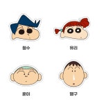 훈이 그립 홀더 짱구는못말려 유치원친구들 아크릴 스마트 톡 스마트링 손잡이 거치대 try : 케이스24