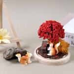 토단 가로수 그늘아래 아크릴돔 만들기 1인세트 DIY 가을환경 만들기키트 피규어 : 오피스스쿨