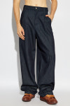 DRIES VAN NOTEN 드리스 반 노튼 PENNING 인디고 데님 플릿 진 242-020934-9378-507 : 메종 디