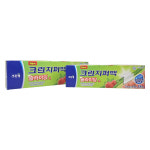 크린랲 크린지퍼백 슬라이드 1박스 일회용 주방 위생 비닐 지퍼백 크린랩 : 통큰365마트24