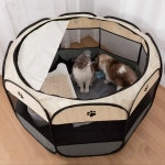 애견 모기장 캠핑용 울타리 야외 매쉬 강아지 고양이 미니 접이식 캠핑텐트 : 바잇샵