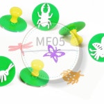 MF05 키즈아트스탬프 숲속곤충나라 6종세트 유쾌 한 아기 스탬프 놀이 곤충 : 천경오상회