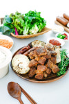 더돈 양념돼지갈비 담양갈비 수제 LA식 밀키트 캠핑고기 보성녹돈 : 더돈