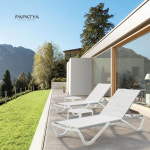 웨이브썬라운저 파팟야 야외 접이식 썬베드 해변 리조트 비치 호텔 수영장 PAPATYA : MISTERINUS