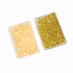 유사코롯타 글리터 쉐이커 코롯토 주문제작 아크릴 박스 키링 화이트 : 케이스밤