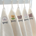 어린이집 수건 고리 손수건 이름 수건 무염 5매 답례품 기념선물 : 데일리맘- shop