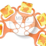 MF05 동물농장 EVA 롤러 동물도장세트 도장찍기 스탬프놀이 : 천경오상회