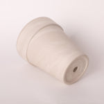 독일토분 플라워 화이트 21호 빈티지 분갈이 토기화분 : 오투에이