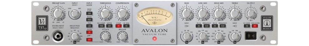 Universal Audio UAD Plug-ins Avalon VT-737 Tube Channel Strip 유니버설 오디오 아발론 : 작곡가의 미디가게