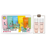미니스 포켓몬 프리미엄 트레블 키트 여행용 바디세트 +포켓몬 트래블 캔 뱃지 랜덤 1입 +오휘 미라클 아쿠아 스킨로션 또는 미라클 핑크... 