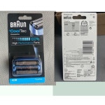 Braun 호환 40B 교체 CT4S omentum 카세트 헤드 CT3 5676 면도기 : 레몬망고쥬스