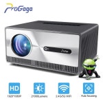 PROGAGA 풀 HD 1080P 와이파이 LED 프로젝터, 2K 비디오 영화 빔, 안드로이드 DLP, 홈 시어터 시네마 비머, PG600W : 태신상사