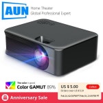 미니 프로젝터 AUN A30 스마트 TV 박스, 홈 시어터 레이저 휴대용 시네마 폰 LED 비디오 HD를 통한 4k : 태신상사