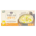 백제 순살 닭칼국수 243g x 6개 x 1박스 : 찬지림몰