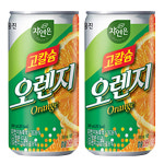 웅진 고칼슘 오렌지 180ml x 30캔 캔음료 과즙음료 서비스 음료수도매 : 수민마트