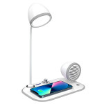 컴우드 LED 스탠드 피콜로 3IN1 15W 무선충전 겸용 블루투스 스피커 (CW-CSL500) : 해들재