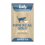 고양이 죽 삼계탕 미니리얼 길고양이 길냥이 간식 통조림 파우치 삼계스프 20개, 800g, 1개 : 펫앤아이