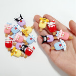 H0187 캐릭터 유광 컬러바 5종 데코덴파츠 폰케이스 탑로더 꾸미기 탑꾸 재료 : 반달이네집