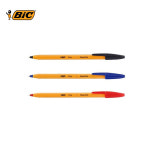 BIC 오렌지 빅볼 1타 사무용 필기도구 부드러운펜 이지글라이드 굵은펜 0.8mm : 한양문구팬시