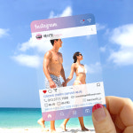 배너핏 인스타 투명명함 예쁜 독특한 특이한 뷰티샵 네일샵 미용실 카페 명함 : 배너핏