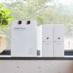 모먼트빈 선물 쇼핑백 화이트 직사각 미니 종이가방 20x10x28cm : 모먼트빈