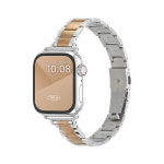 타임플릭 슬림 메탈 스퀘어 스트랩 스테인리스 애플워치 9 8 울트라 7 6 SE2 SE 호환 밴드 줄 : 타임플릭