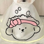 강아지 세안 망토 눈물자국 세수 목욕 미용 케이프 턱받이 세안보 커트보 1. 파란색 S 스카프 : 어반007