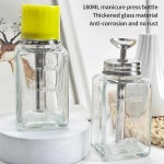 메이크업  네일 수리용 빈 펌프 병 투명 컵 푸시 그리스 제거제 병 디펜서 180ml 1 개 : 공구아미무역