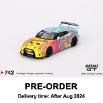 다이캐스트 MINIGT 합금 자동차 모델 742, 1:64 LB 실루엣 작품, GTR R35 RR 버전 1 LBWK 쿠마 : 진화상사C