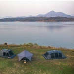 노스피크 아틀란틱오션 텐트 캠핑 대형 거실형 터널형 리빙쉘 텐트 : 브루네캠핑