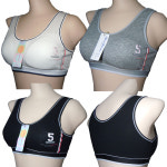 국산 여성 면 스포츠브라 노와이어 여자브라탑A컵 : 대구속옷나라