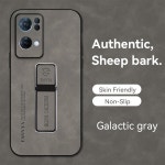 핸드폰 거치대OPPO Reno 7 Pro 5G  하드 충격 방지 케이스  가죽 보호 휴대폰  후면 커버 H2293 브래킷 거치대 : 에덴프레시