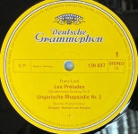 [카라얀 - Karajan - Liszt Les Preludes, Ungarische Rhapsodie Nr.2 LP [독일반] [상] : 감성오디오 LPCD 스토어
