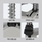 스탠드 드릴 탁상 콘크리트 타공 가이드 보수방 업그레이드클립각도 불가 수직 : MH 스토어 7