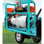 농약 호스릴 분무기 호스 감는 기계 와인딩 릴수동 48-72V 원격제어 개폐식+50m파이프 : 성지컴퍼니