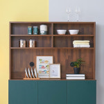 홈카페수납장 상부장 1200 주방 선반 부엌장 카페장 : 서나샵
