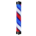 미용실 회전 조명 싸인볼 이발소 바버샵 LED 간판 사인볼 15x60CM레드화이트블루 : 킴나 스토어