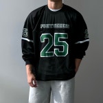 럭비져지 럭비티셔츠 블록코어룩 25 짐웨어오버핏 헬창옷 헬스반팔 : 준간