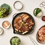 2만리뷰 저온숙성 국내산 수제이중칼집 양념돼지갈비 1kg : 친정갈비