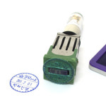 [스탬프]날짜변경 수동스탬프-32mm-확인도장 : 프라하스탬프