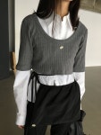 [멜란지당일]브리드 도미노 티셔츠 (3colors) 세일 : 레이두