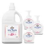 아이깨끗해 리필 대용량 핸드워시 4L + 펌프용기490ml 3개 핸드워시 손세정제 비누 : 옐로우업