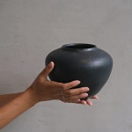 1250도씨 화병 vase 블랙화병 : 1250도씨